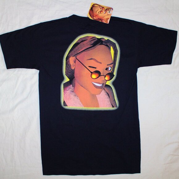 Tomb Raider tee shirt Eidos vintage Made in USA Today's Trendz Lara Croft promo - Picture 3 of 5